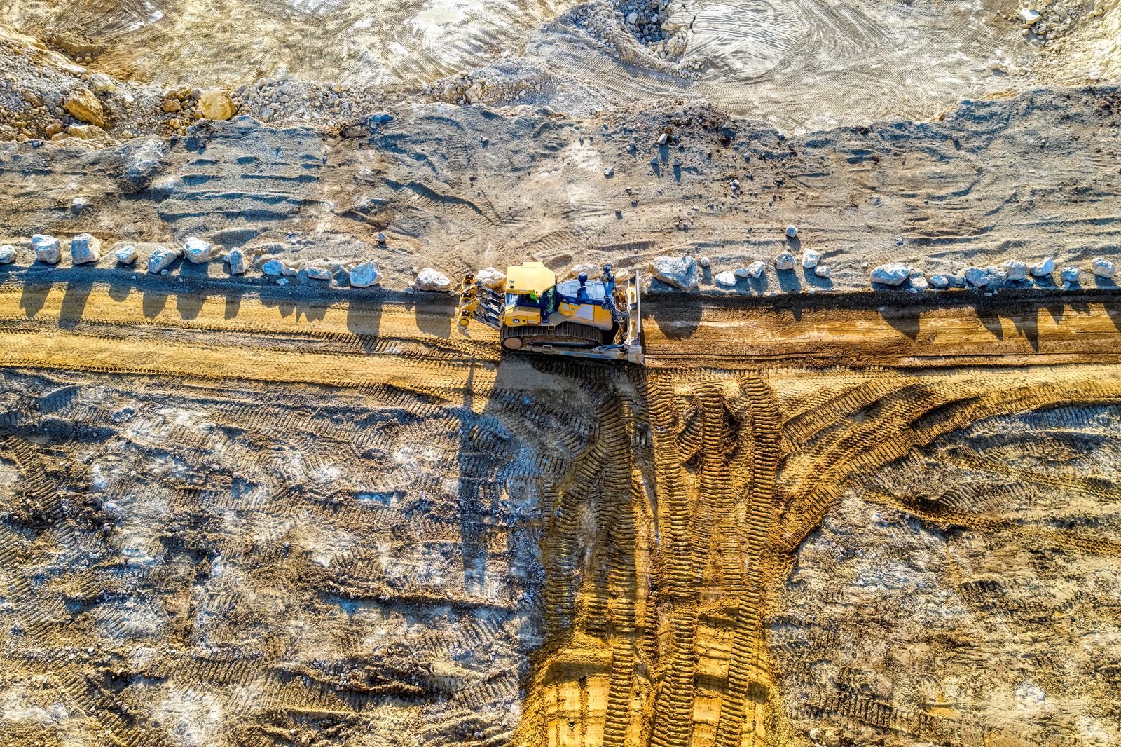Stabilized access and erosion control on a jobsite